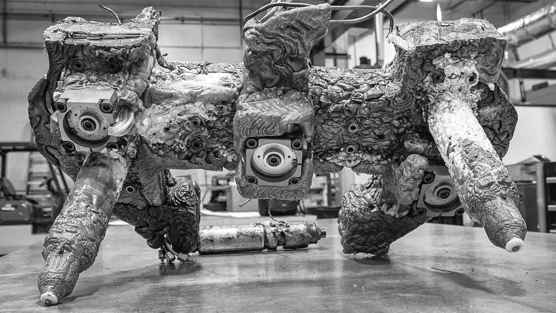 Injection molding workpiece