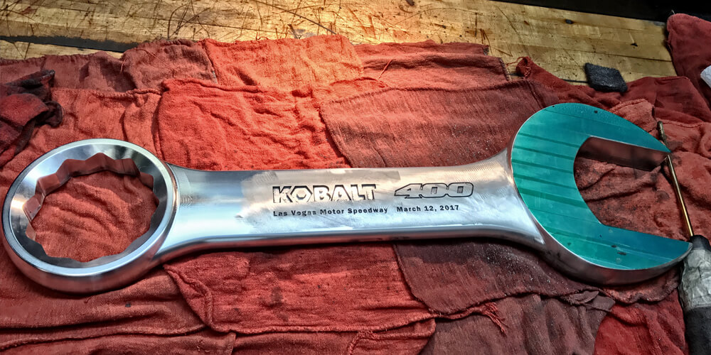 NASCAR Kobalt 400 Trophy polished by Alliance